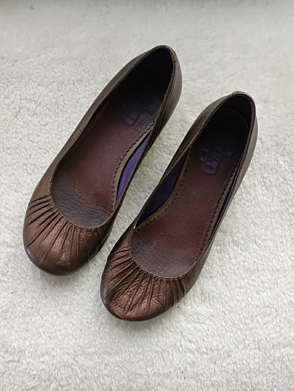 Women's Brown Ballet Flats - Comfortable Everyday Slip-Ons